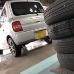 スズキ ラパン 持ち込み タイヤ交換