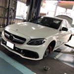 メルセデスベンツ C63S 持ち込み タイヤ交換