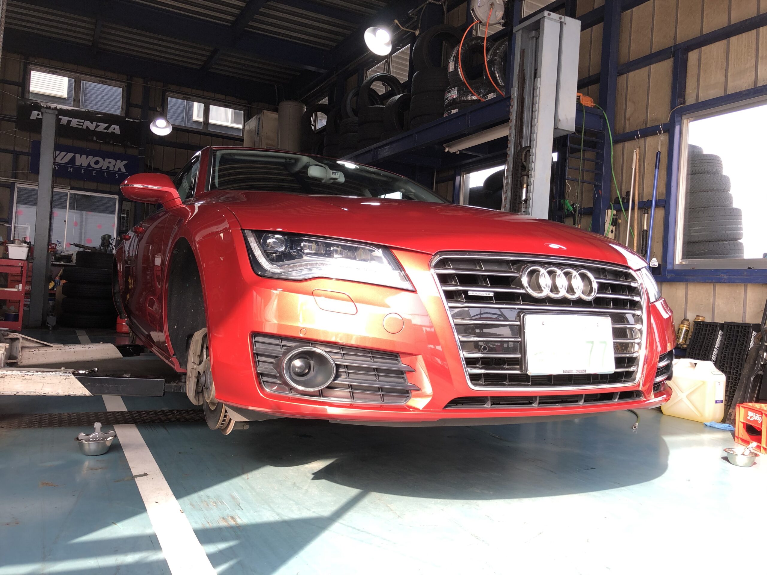 持ち込みタイヤ交換 アウディ A7
