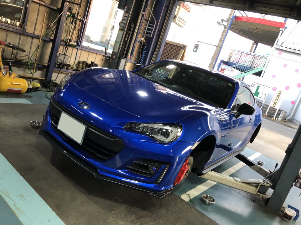 直送 持ち込み タイヤ交換 スバル BRZ