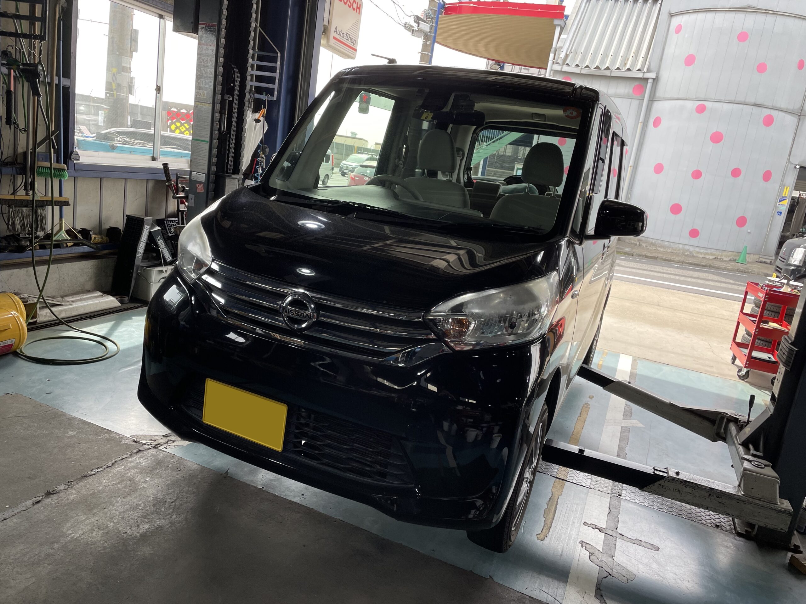 日産 デイズルークス タイヤ交換 タイヤ保管 