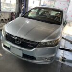 ホンダ ストリーム タイヤ交換 ヨコハマ ブルーアース RV03 205/55R17