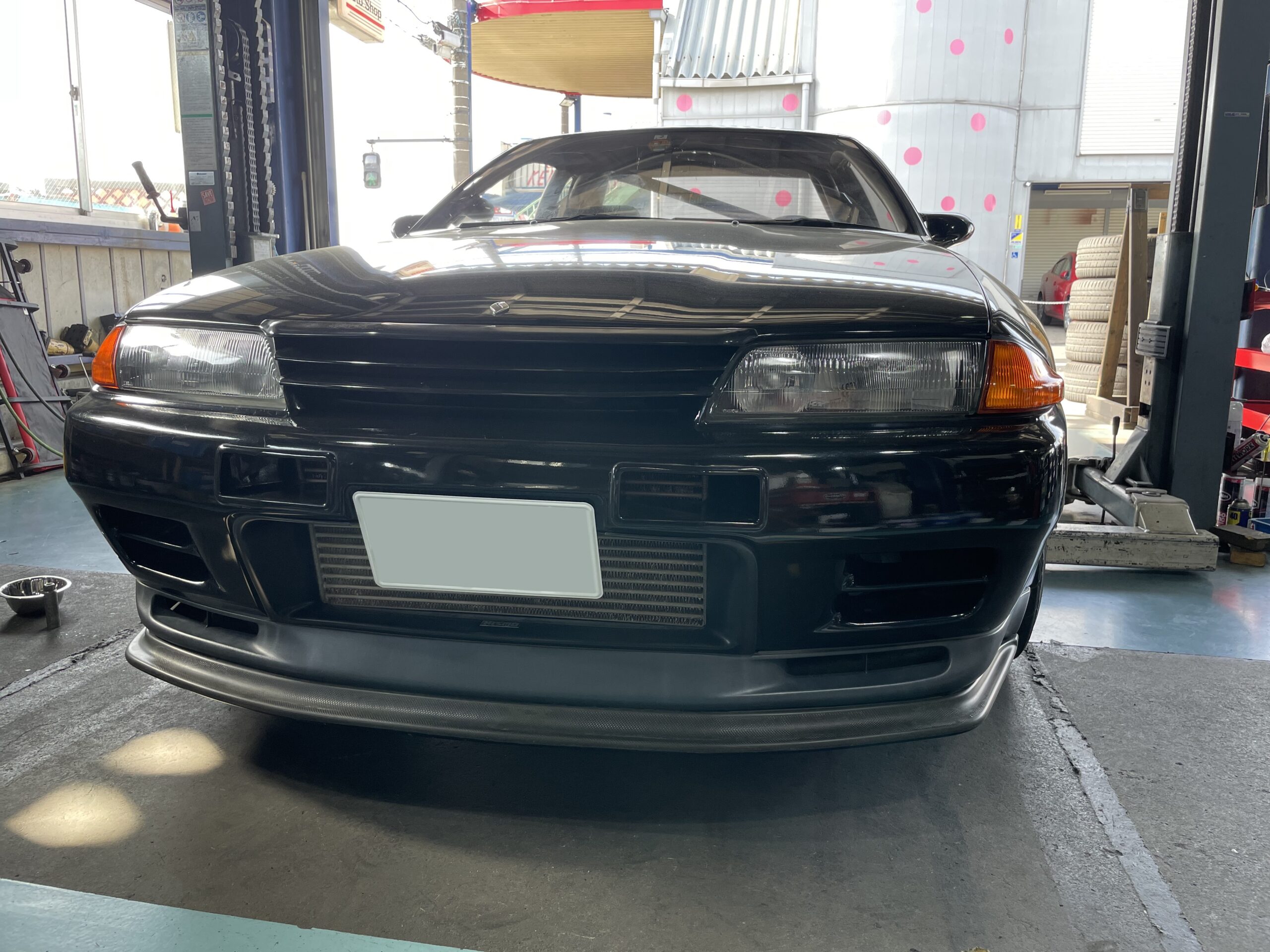 日産 スカイラインGT-R タイヤ交換 NANKANG NS-2R 245/40R18