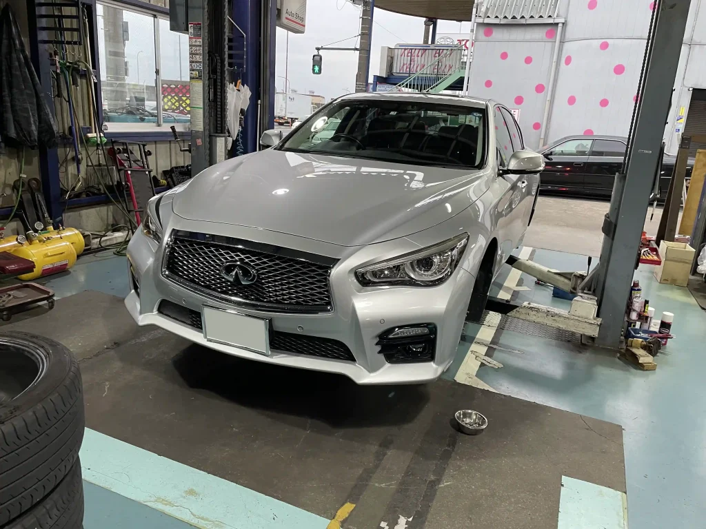直送 持ち込み タイヤ交換 日産 スカイライン