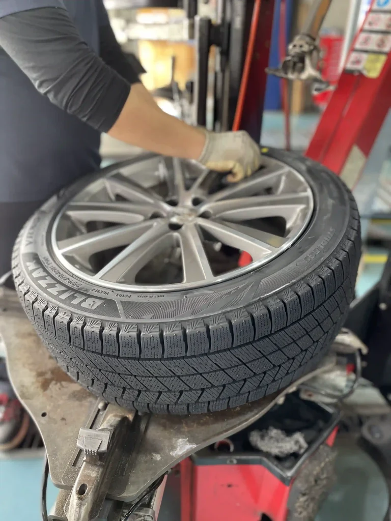 ネットで買ったタイヤの直送・持ち込みタイヤ交換