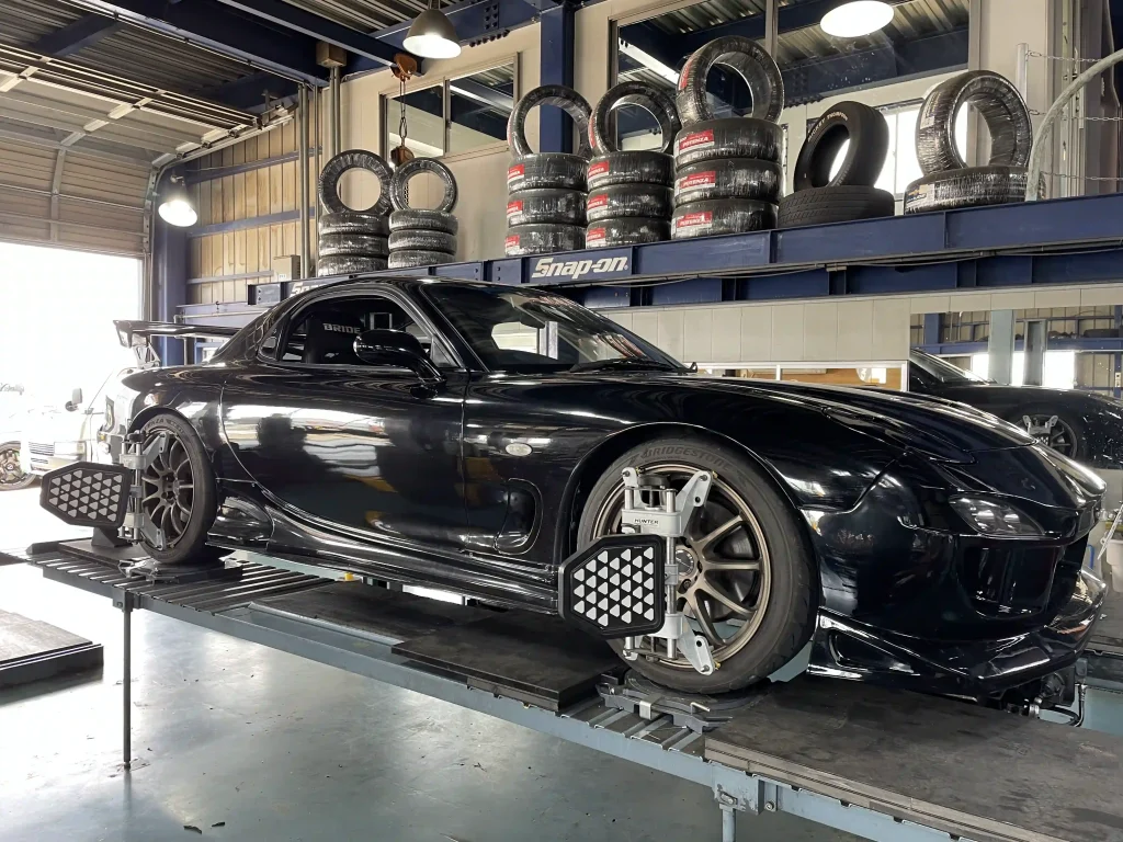マツダ FD3S RX-7 アライメント 測定・診断・調整