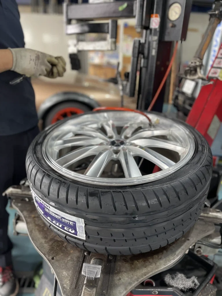 直送・持ち込みタイヤ交換 工賃事例 ホンダ ジェイド