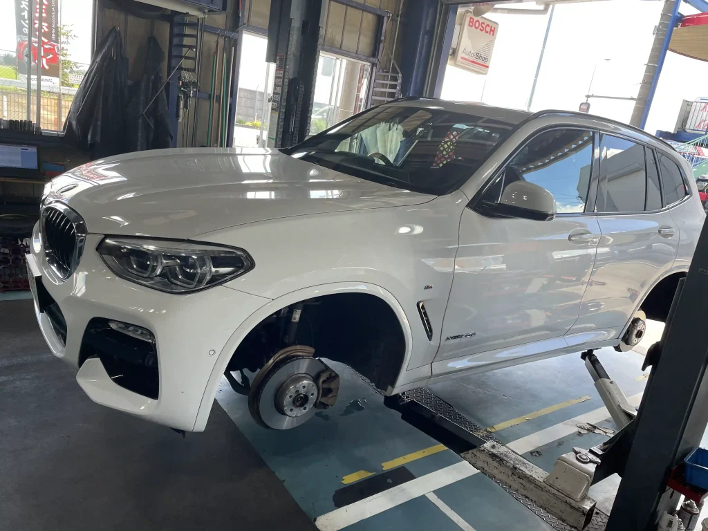 直送・持ち込みタイヤ交換 工賃事例 BMW X3