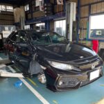 ホンダ シビックハッチバック 持ち込みタイヤ交換