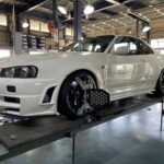 日産 R34スカイライン　GTR　アライメント
