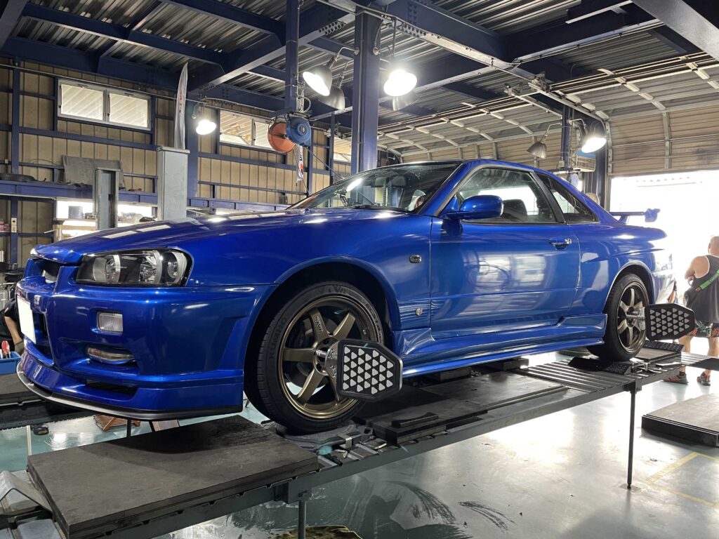 日産 R34 スカイライン アライメント