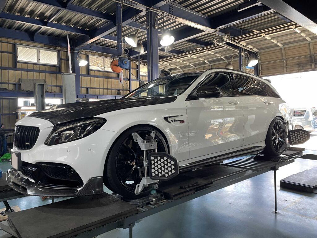 メルセデスベンツ Cクラス S205 アライメント